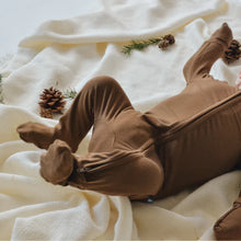 Load image into Gallery viewer, Belan.J Baby Footed Zipper Sleeper - Barrel
