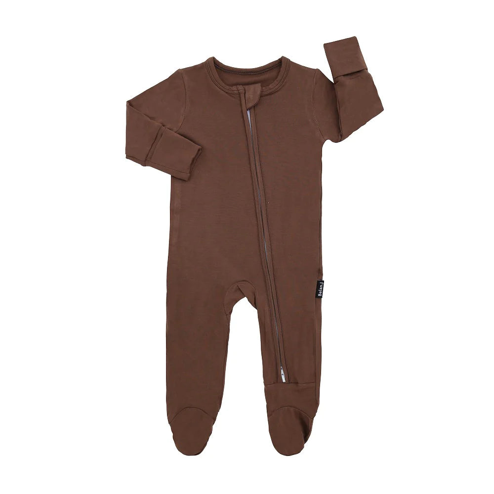 Belan.J Baby Footed Zipper Sleeper - Barrel