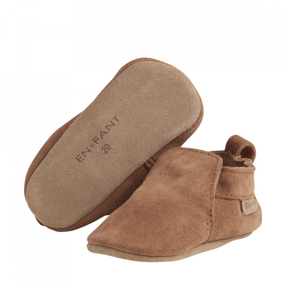 En Fant Suede Baby Slippers