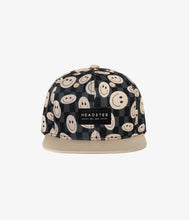Load image into Gallery viewer, Headster Kids Smiley Snapback - Black
