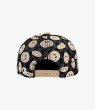 Load image into Gallery viewer, Headster Kids Smiley Snapback - Black
