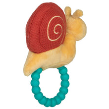 Load image into Gallery viewer, Mary Meyer Teether Rattle Skippy Snail
