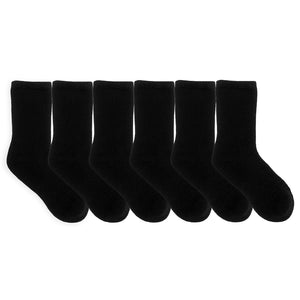 Robeez 6 Pack Kids Socks - Solid CREW