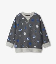 Load image into Gallery viewer, Hatley Boys Glow In The Dark Space Explorer Pullover
