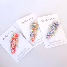 Load image into Gallery viewer, Aurelia &amp; Co. Toddlers Skinny Glitter Hair Barrettes
