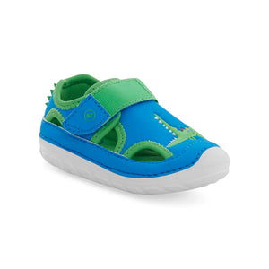 Stride Rite Baby Boys Soft Motion Splash Sandal - Blue/Green