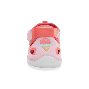 Stride Rite Baby Girls Soft Motion Splash Sandal - Pink/Coral
