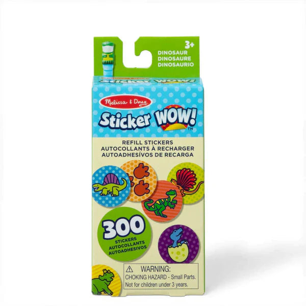 Sticker WOW!™ Refill Stickers – Dinosaur (Stickers Only, 300+)