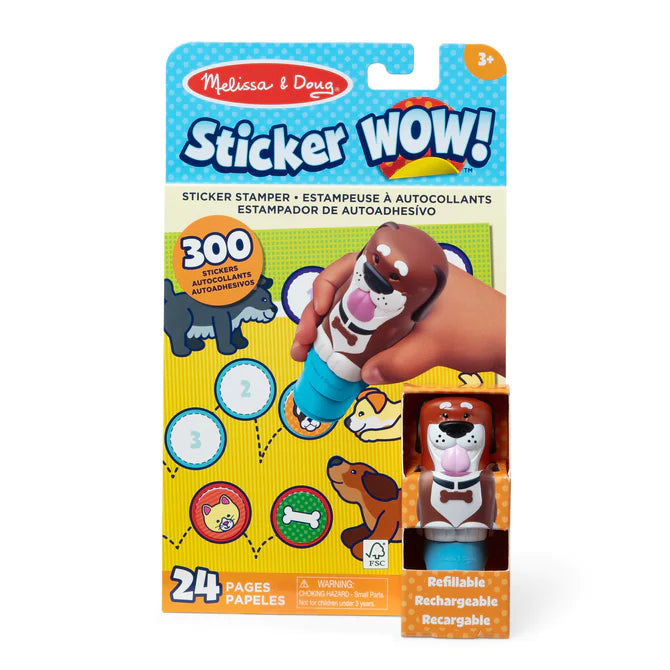 Melissa & Doug Sticker WOW!® Activity Pad & Sticker Stamper - Dog