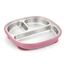 Load image into Gallery viewer, Baby Bliss Stainless Steel Suction Divided Plate
