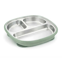 Load image into Gallery viewer, Baby Bliss Stainless Steel Suction Divided Plate
