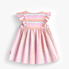 Load image into Gallery viewer, Souris Mini Baby Girls Dress with Colourful Stripes
