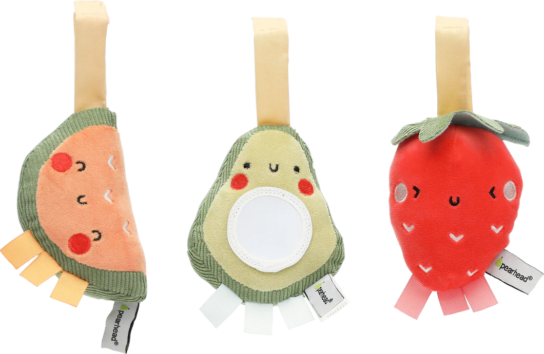 Pearhead Fruit Stroller Toy Set