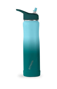 EcoVessel Summit Insulated Stainless Steel Water Bottle with Flip Straw