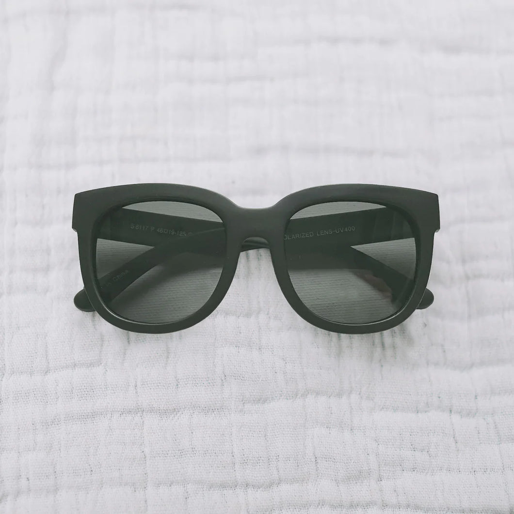 Honeysuckle Swim Company Bold Black Sunglasses (3-6Y)