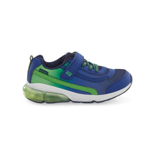 Load image into Gallery viewer, Stride Rite Boys Light-Up Surge Bounce Sneaker - Navy/Green
