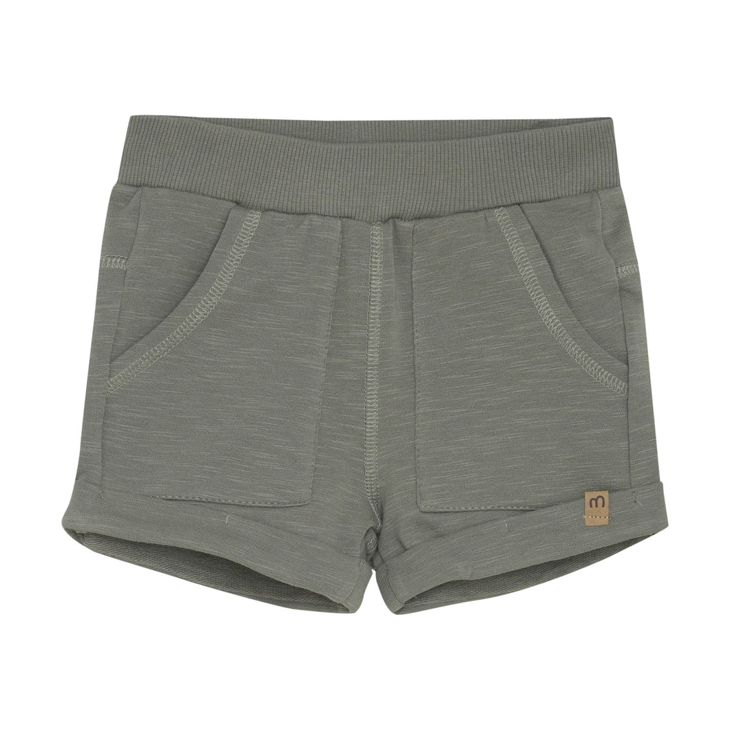 Minymo Baby Girls Sweat Shorts - Green