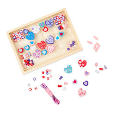 Load image into Gallery viewer, Melissa &amp; Doug Created By Me! Wooden Hearts Beads
