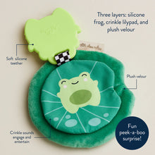 Load image into Gallery viewer, Itzy Ritzy Sweetie Crinkle™ Sensory Teether - Freddie The Frog

