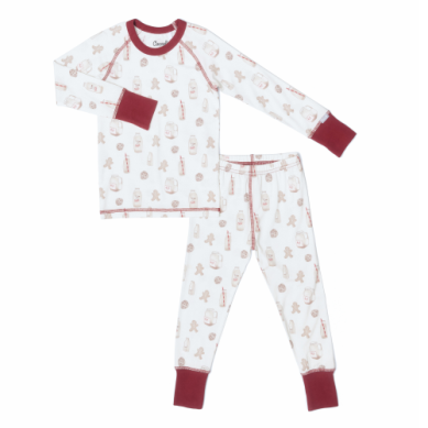 Coccoli Long Sleeve Modal Pajama Set - Cookies on Cream
