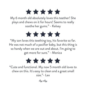 Itzy Ritzy Teensy Teether™ - Soothing Silicone Teether