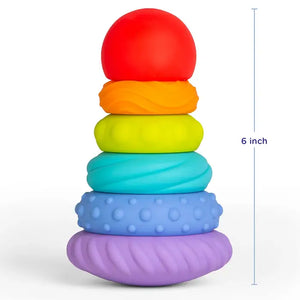 Ubbi Teether Totter Silicone Tower Toy