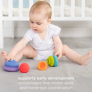 Ubbi Teether Totter Silicone Tower Toy