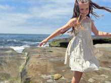 Load image into Gallery viewer, Vignette Girls Tess Dress - Oatmeal Embroidered
