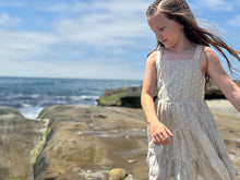 Load image into Gallery viewer, Vignette Girls Tess Dress - Oatmeal Embroidered
