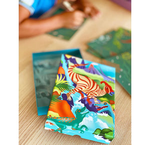 Box Candiy Totally Dinosaur Scratch Art Set