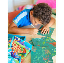 Load image into Gallery viewer, Box Candiy Totally Dinosaur Scratch Art Set
