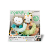 Load image into Gallery viewer, Ingenuity Nally and Friends™ Spiral Activity Toy Bar
