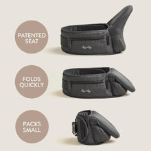 Load image into Gallery viewer, Itzy Ritzy Hold &amp; Fold™ Hip Seat Baby Carrier
