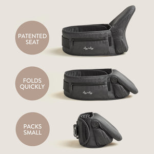 Itzy Ritzy Hold & Fold™ Hip Seat Baby Carrier