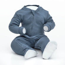 Load image into Gallery viewer, ZippyJamz True Blue Footed Sleeper
