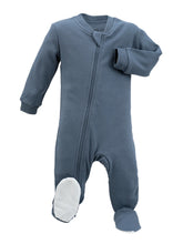 Load image into Gallery viewer, ZippyJamz True Blue Footed Sleeper
