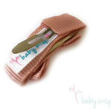 Load image into Gallery viewer, Baby Wisp Tuxedo Bow Snap Clips - 5Pk
