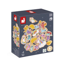 Load image into Gallery viewer, Janod Unicorn &amp; Dragon Magnets 24 Pieces

