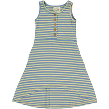 Load image into Gallery viewer, Vignette Girls Daphne Dress - Blue Multi Stripe
