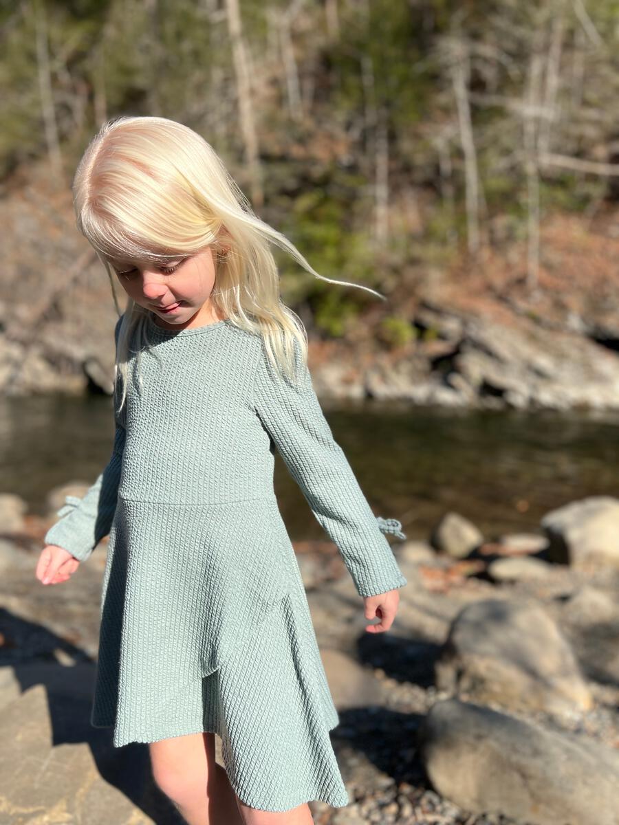 Vignette Girls Shiloh Dress - Green
