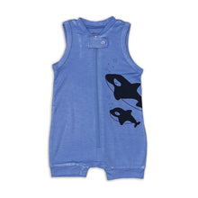 Load image into Gallery viewer, Silkberry Baby Boys Bamboo Sleeveless Romper - Ocean
