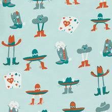 Load image into Gallery viewer, Souris Mini Boys Western Print Shirt  - Turquoise
