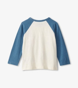Hatley Boys Winter Forest Long Sleeve Crew Neck Tee