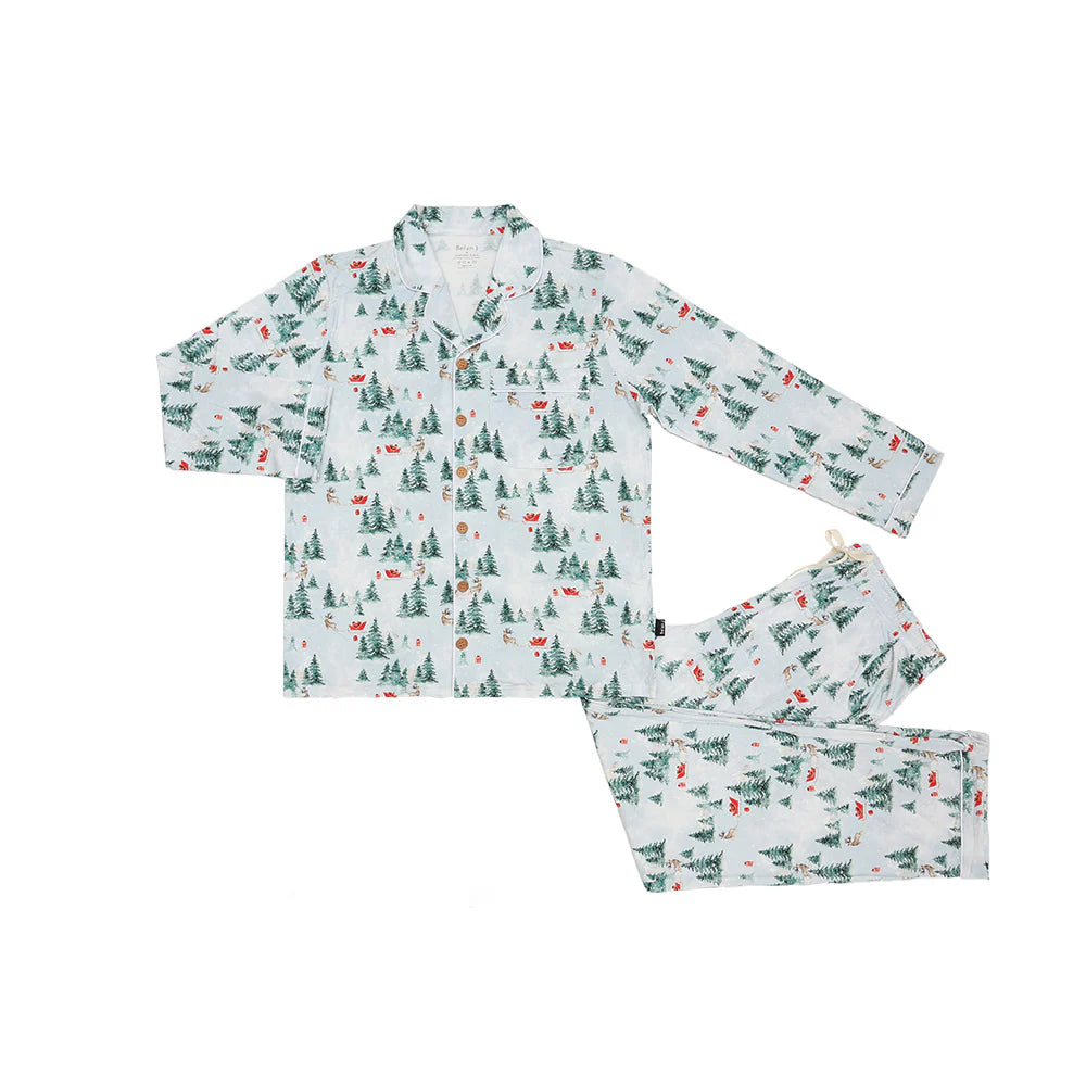 Belan.J Women's Classic Long Sleeve PJ Set - Sleigh Ride