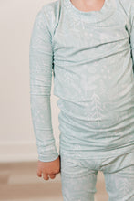 Load image into Gallery viewer, Moon Fruit Two Piece Bamboo Pajamas - Woodland Walk in Sage
