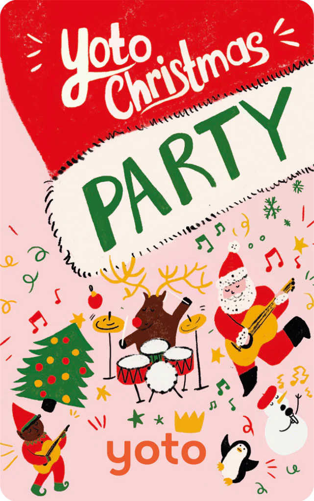 Yoto Player Card - Yoto Christmas Party