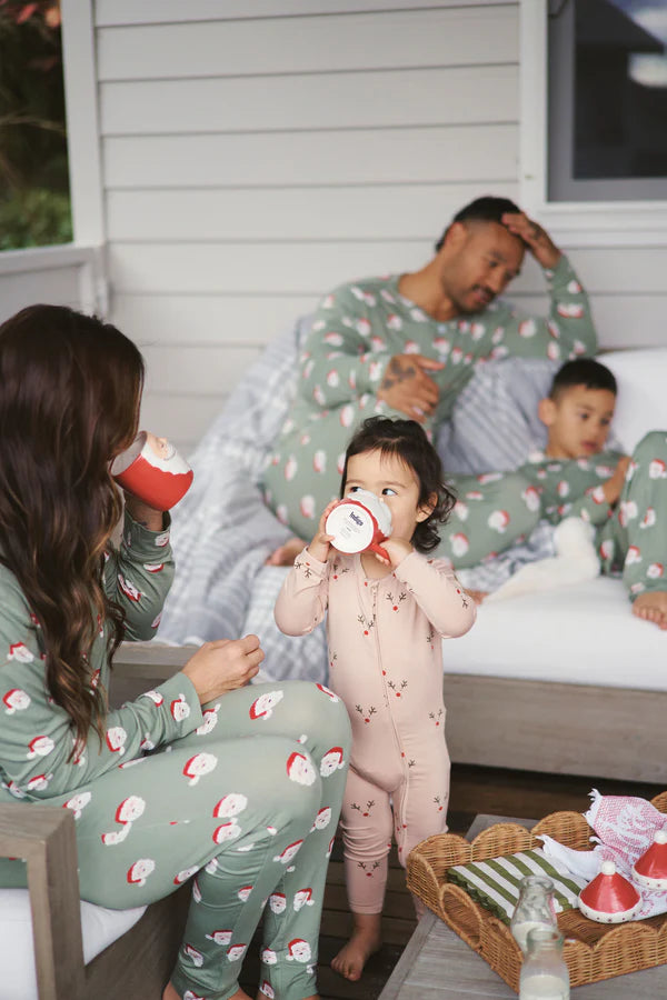 Bambi & Birdie Baby Zipper Sleeper - Reindeer