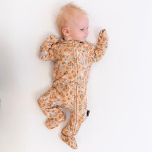 Load image into Gallery viewer, Belan.J Baby Footed Zipper Sleeper - Amber Garden
