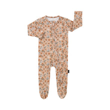 Load image into Gallery viewer, Belan.J Baby Footed Zipper Sleeper - Amber Garden

