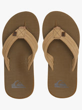 Load image into Gallery viewer, Quiksilver Boys Carver Suede Core Sandals - Tan

